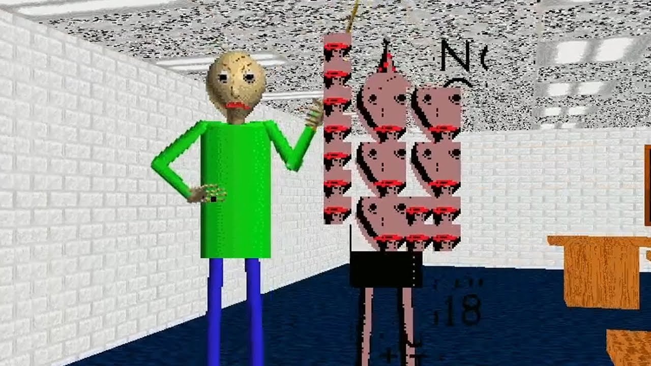 Baldi's Basics Classic Remastered Baldloon bossfight