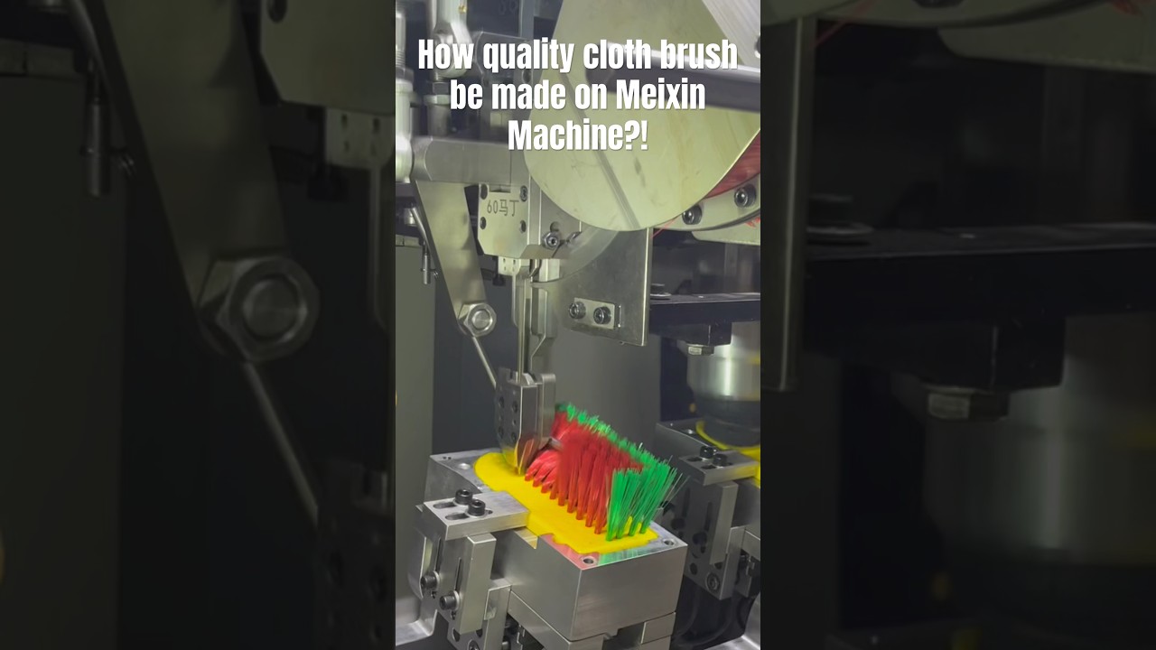 High level 5Axis Cleaning brush drilling and tufting brush machine quality&precision #brushmaking
