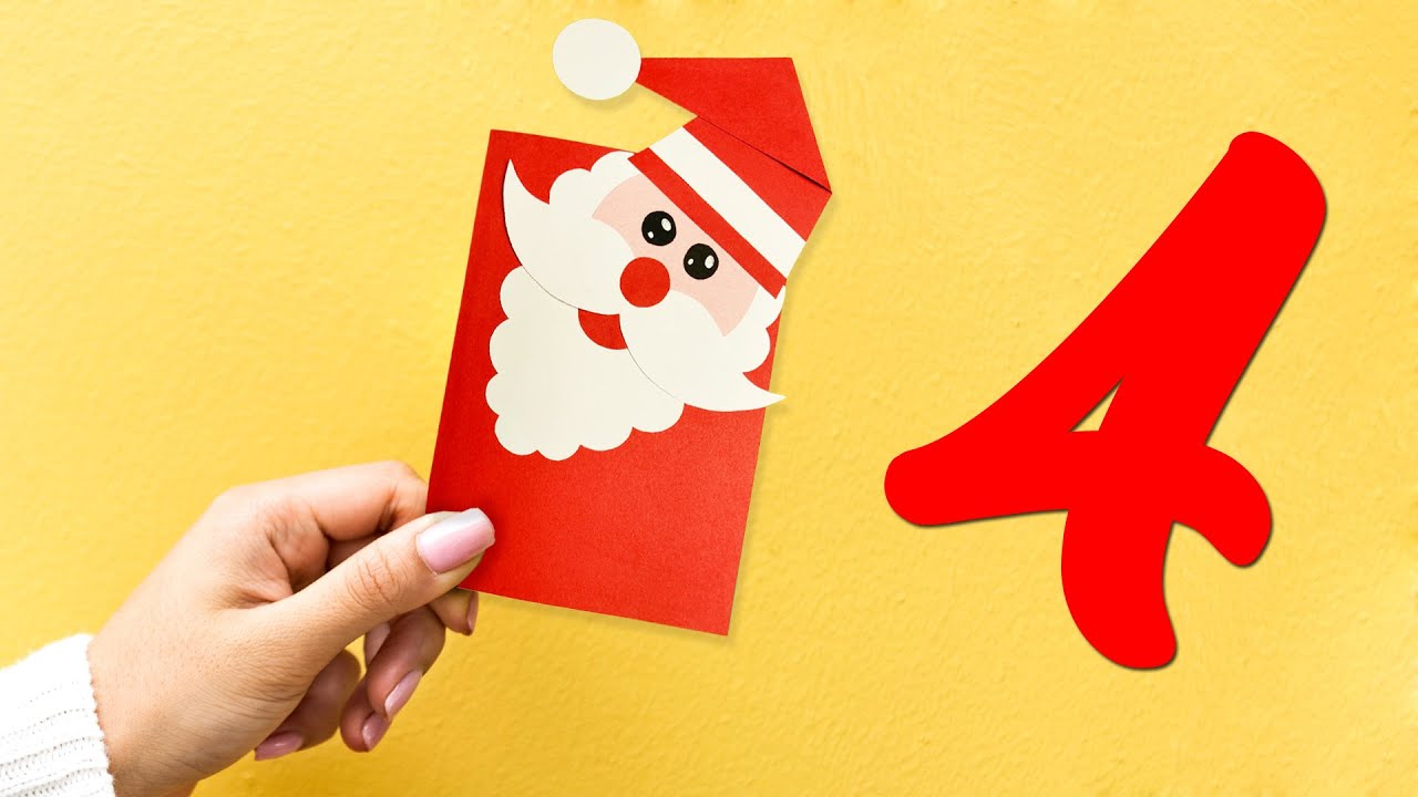 4 Amazing Christmas Card Making Idea | Christmas Greeting Card | Crafts Junction