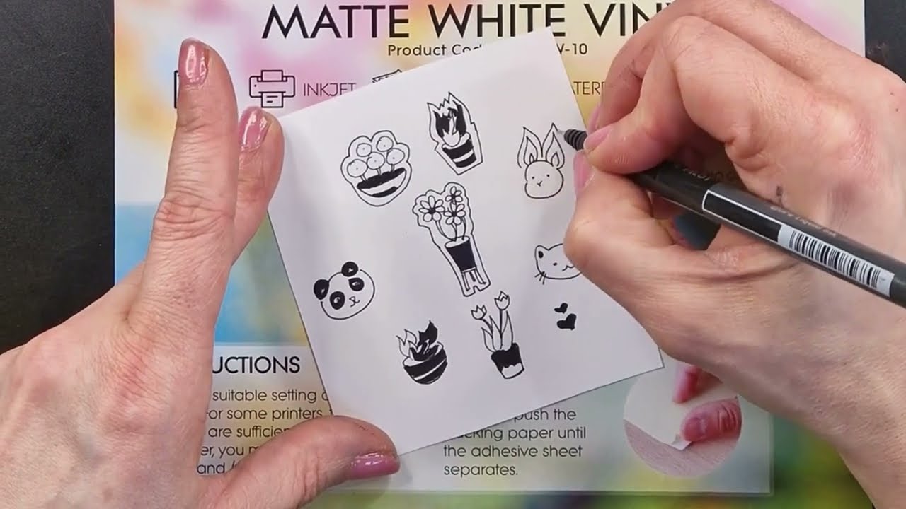 DIY Stickers (No Machine Needed) | Relaxing Creative Project