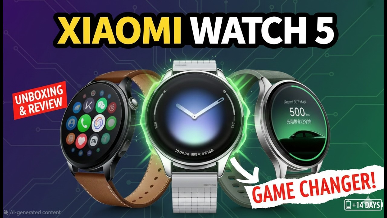 Xiaomi Watch 5: Apple Watch Killer for Half the Price? 🔥