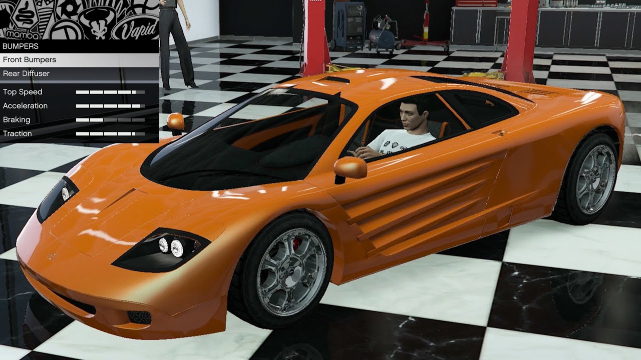 GTA 5 — Кастомизация транспортных средств из прошлых DLC — Progen GP1 (McLaren F1)