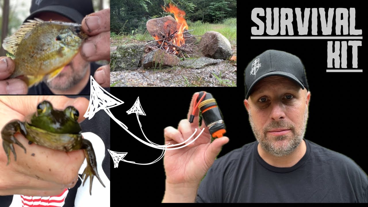 I TESTED IT! Bic Lighter Survival Kit: Fish, Fire, Frog, Water