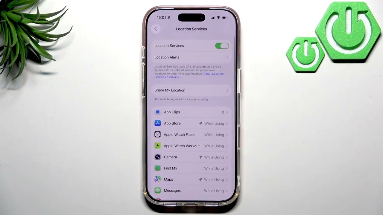 Comment activer ou d&eacute;sactiver la localisation sur iPhone 17 Pro