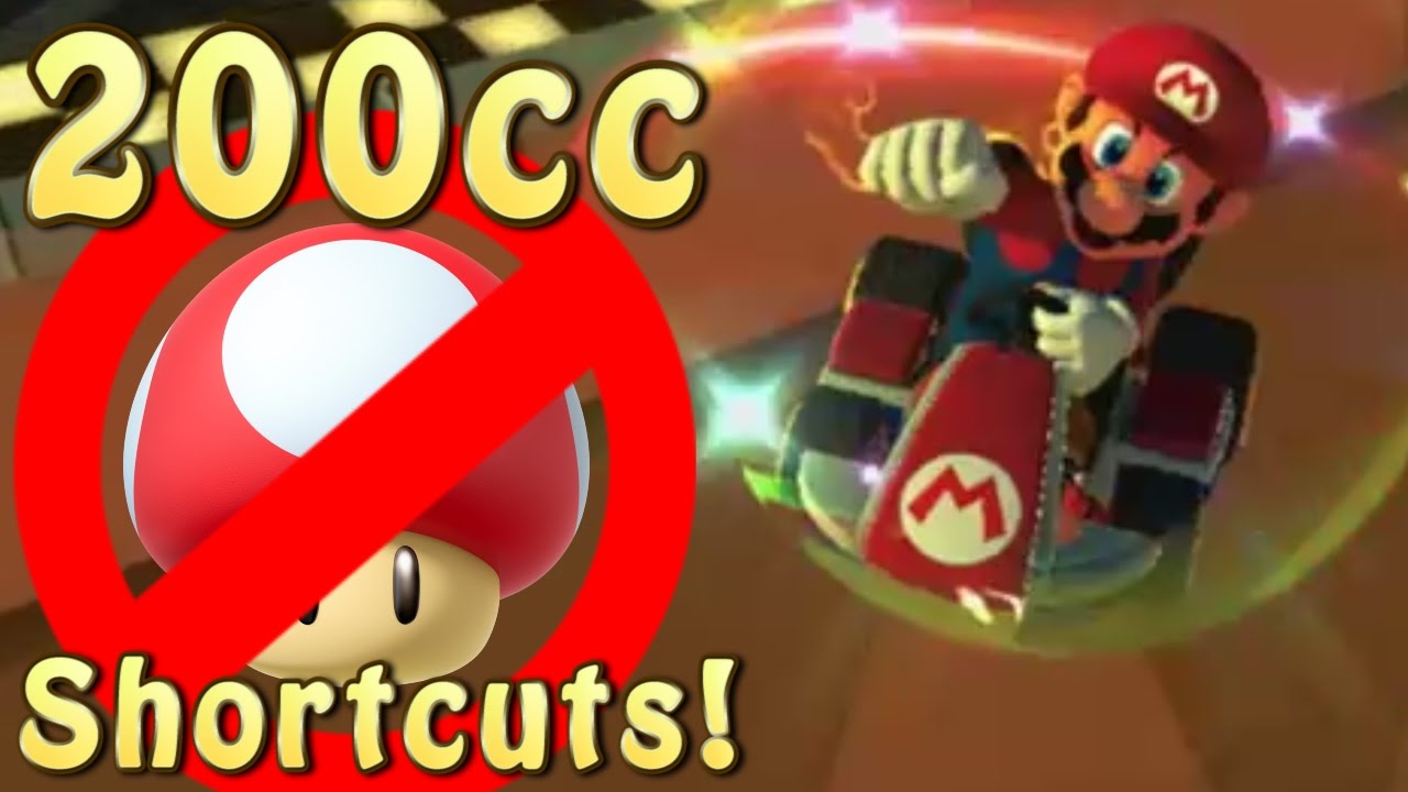 Mario Kart 8 Deluxe 200cc Shroomless Shortcuts Montage