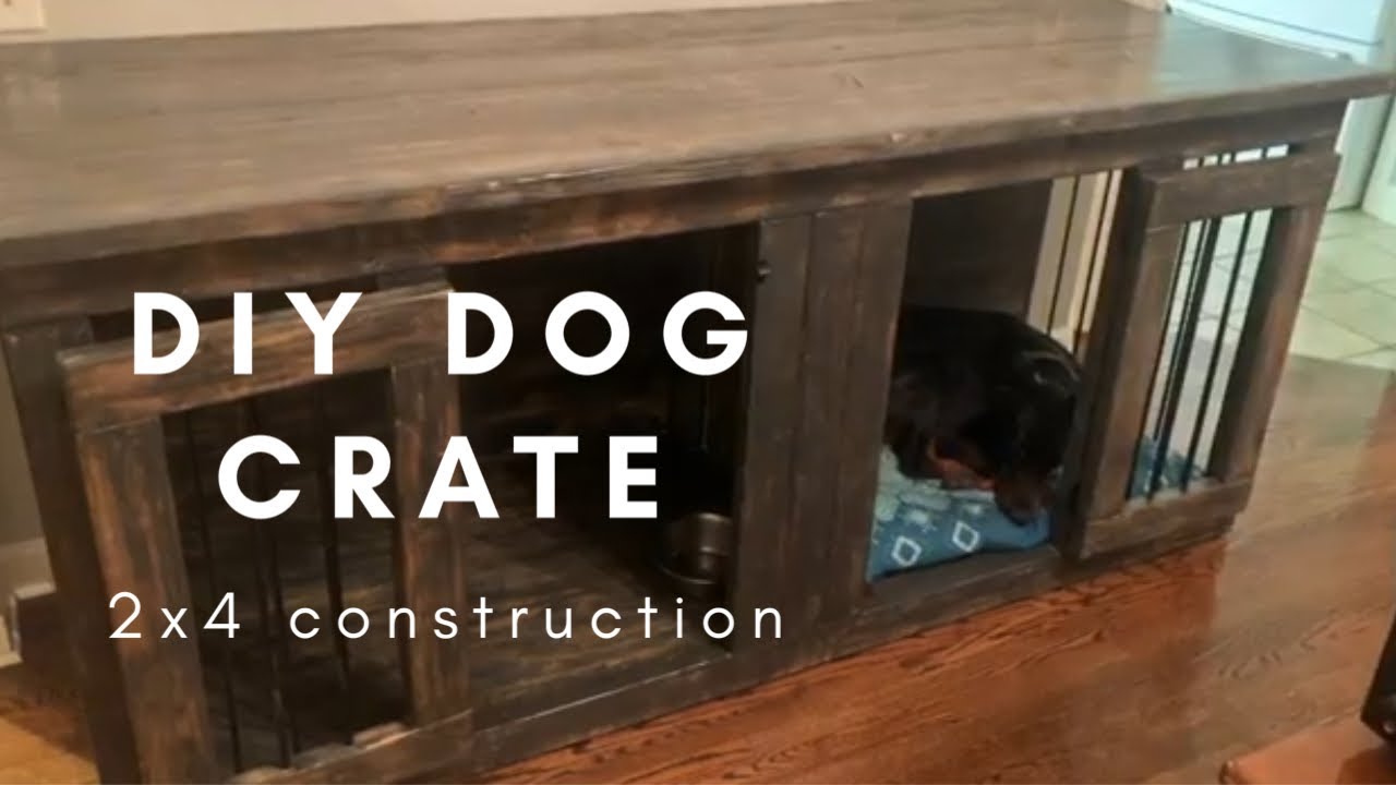 How to make a custom furniture dog crate