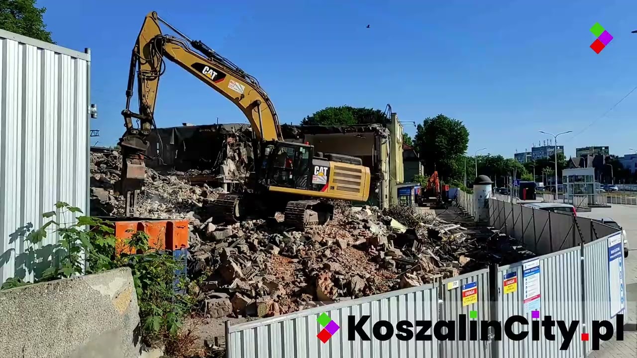 Rozbiórka dworca PKP w Koszalinie 🚧🏗️