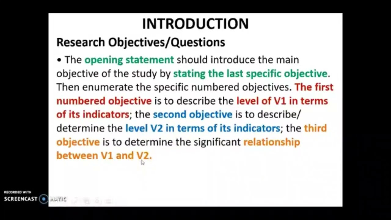 How to Write Research Objectives | IMRAD Journal Type