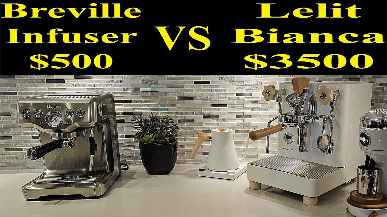 Breville Infuser vs Lelit Bianca Comparison Round 1 Dark Roast
