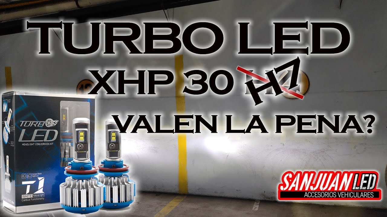 Turbo led H7 - Lo probamos en faros de proyector y reflector