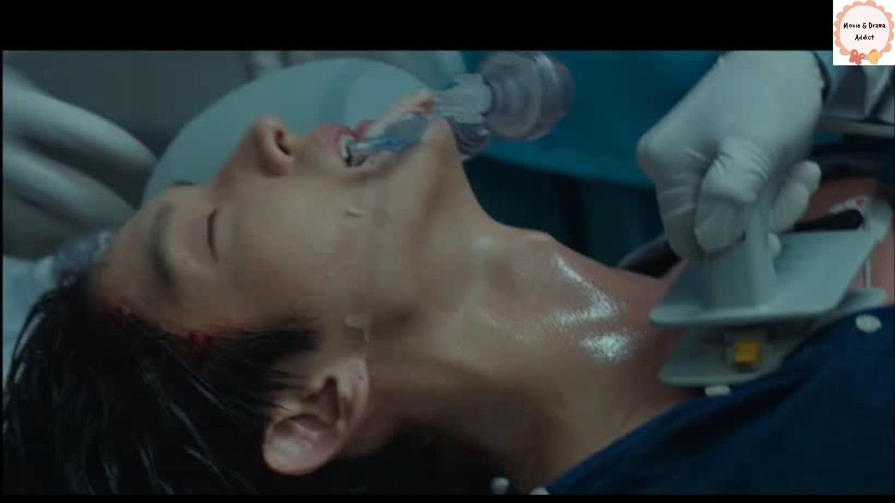 her husband was dying in front of her and having heart failure🥺 sick male lead hipotermia hurt scene