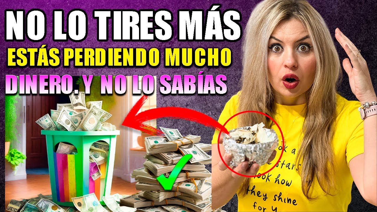 Tu casa necesita esto y lo tiras a la basura.