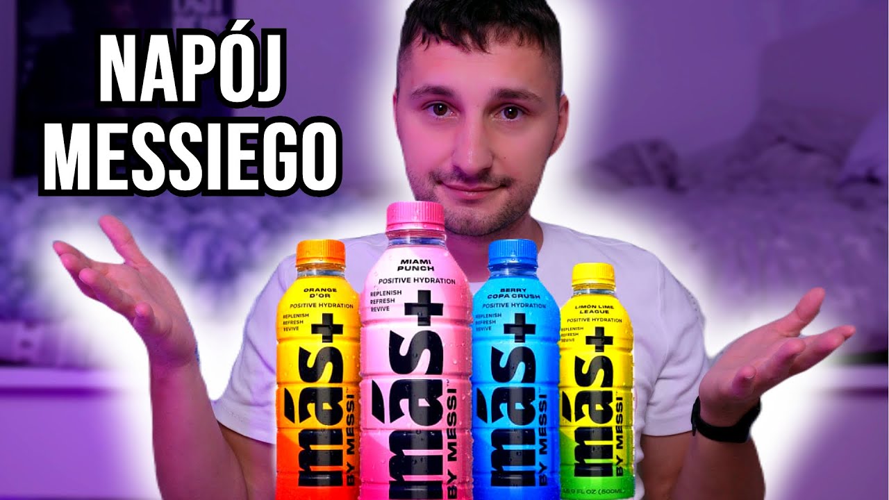 ASMR 🇵🇱 Napoje za 200 zł?! Jak smakuje &bdquo;mas+ by Messi&rdquo;? Lepszy niż PRIME?