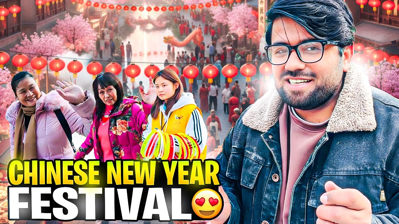 chinese new year festival in yangtze university jingzhou  city 
