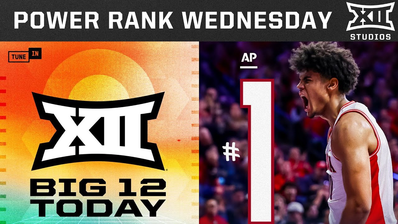 Power Ranking Wednesday - Top 5 Men's Big 12 Basketball Teams | Big 12 Today
