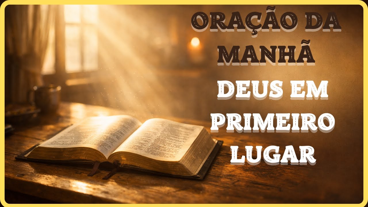 COMECE O DIA COLOCANDO DEUS EM PRIMEIRO LUGAR | Oração Poderosa para Renovar a Alma