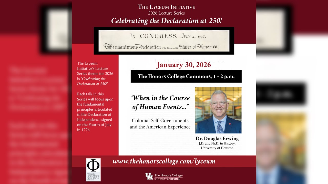 The Lyceum Initiative: Dr. Douglas Erwing