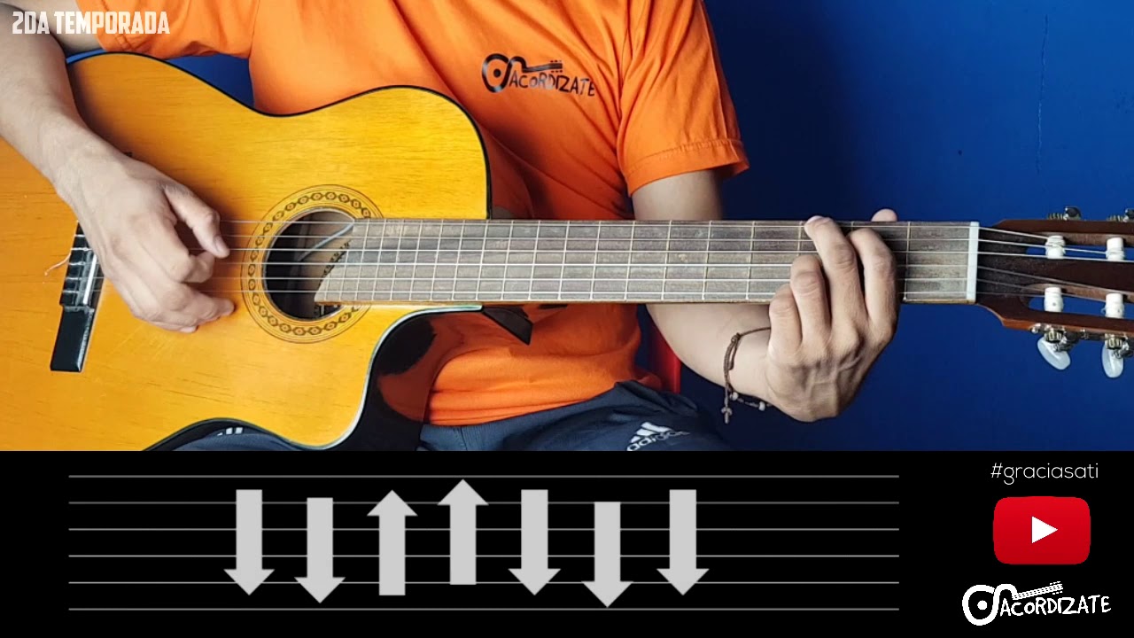 Cómo tocar Gracias a ti de Wisin Y Yandel en Guitarra Acústica | Tutorial | Acordizate