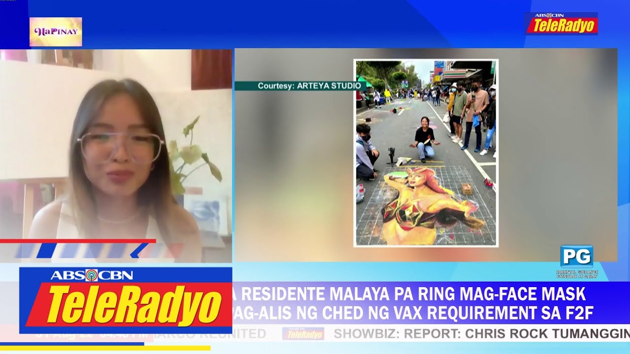 Artist sa Baguio City gumawa ng chalk art ni Darna | HAPINAY (31 August 2022)