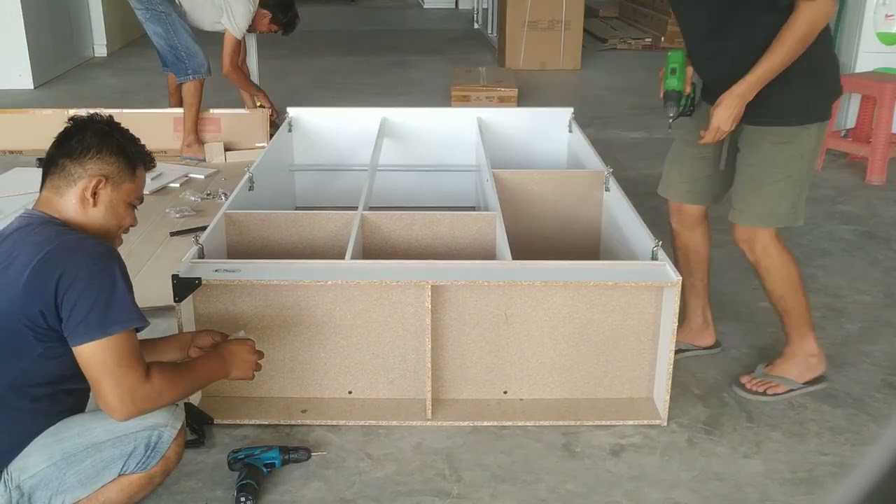 CARA MERAKIT LEMARI 3 PINTU LPBW 008 POPULAR