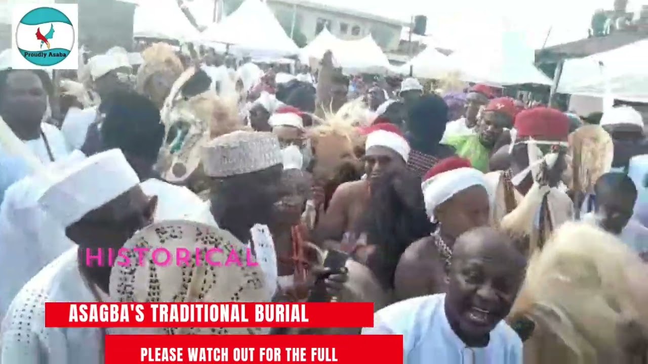 TRADITIONAL BURIAL OF THE ASAGBA OF ASABA.  EGWUOTA. #youtube #usa #uk #share #fyp #highlights #sub