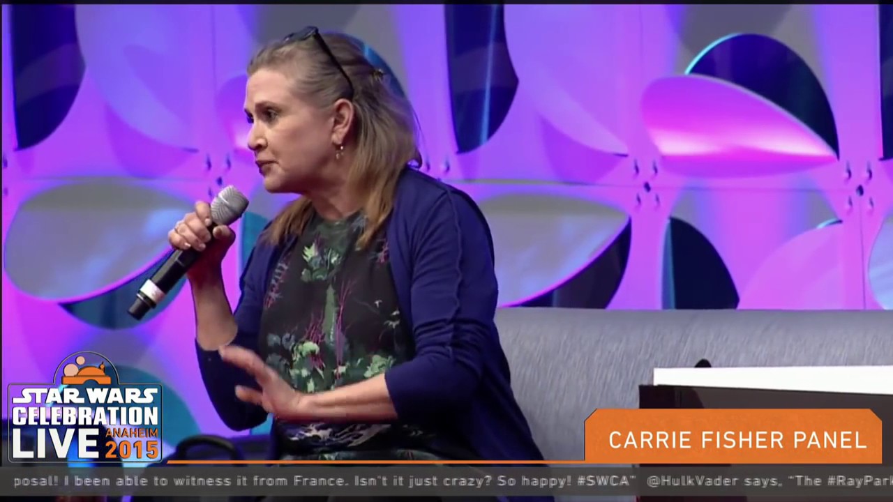 Carrie Fisher Date With the Princess panel - Star Wars Celebration Anaheim 2015
