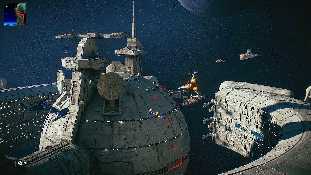 Star Wars Battlefront II - Starfighter Assault Gameplays PS4 60fps (No Commentary)