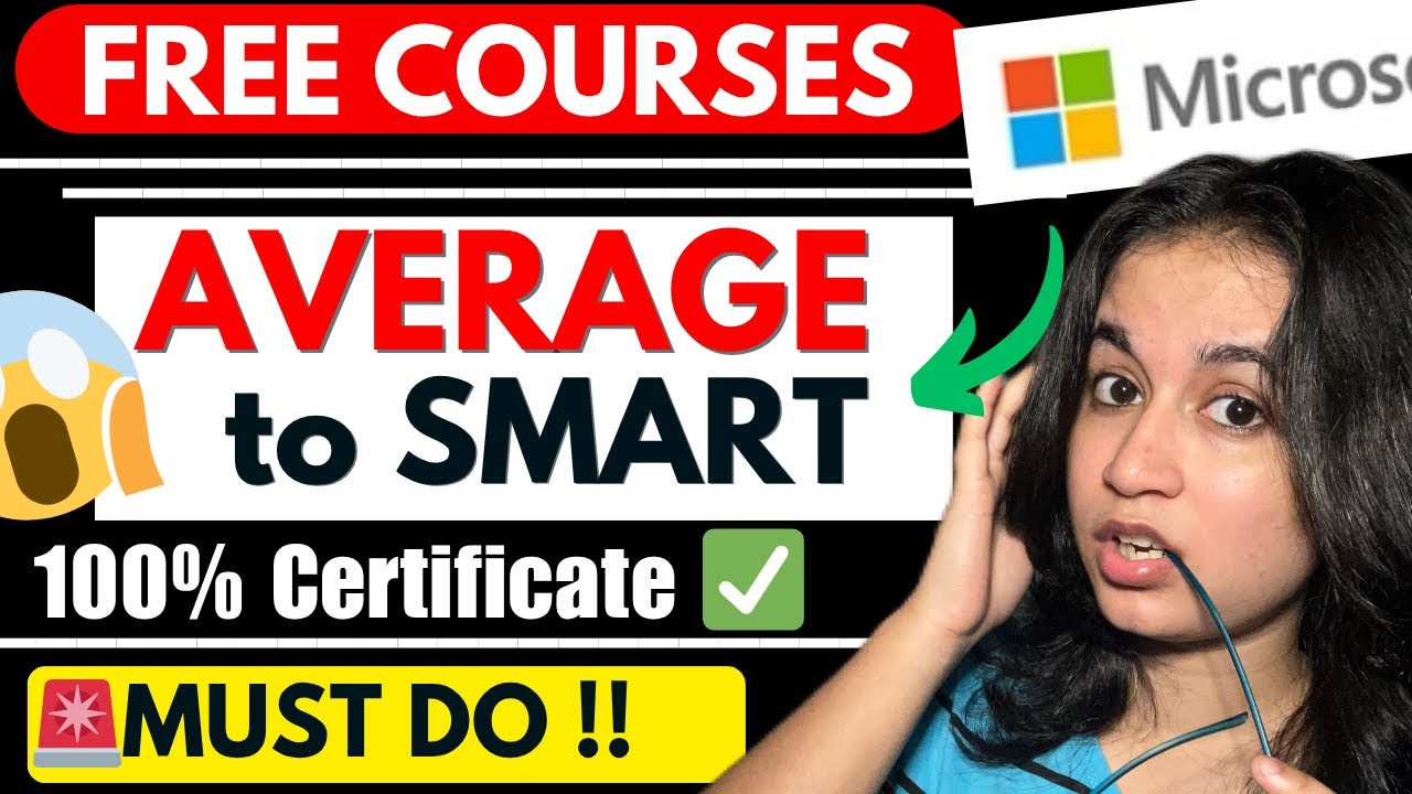 🚨5 FREE courses Average College Students (+ FREE Certificate) MUST  DO !!🔥
