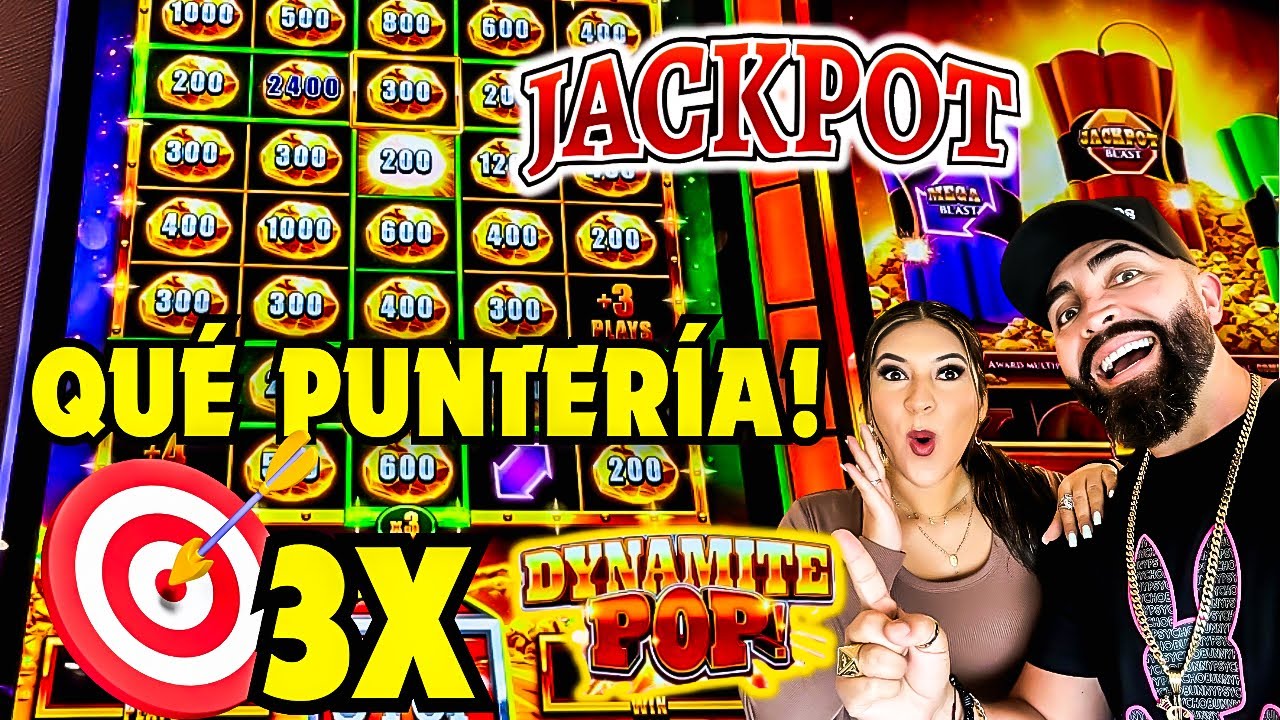 💥 QUÉ BUENA PUNTERIA ! MI MEJOR JUGADA EN DYNAMITE POP SLOT MACHINE !