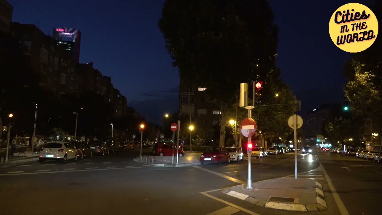 Madri - Dirigindo no centro - Espanha - Europa