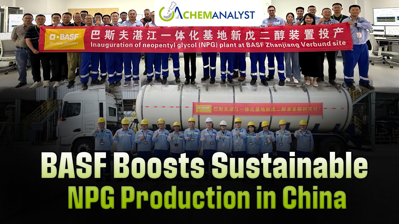 BASF Boosts Sustainable NPG Production in China
