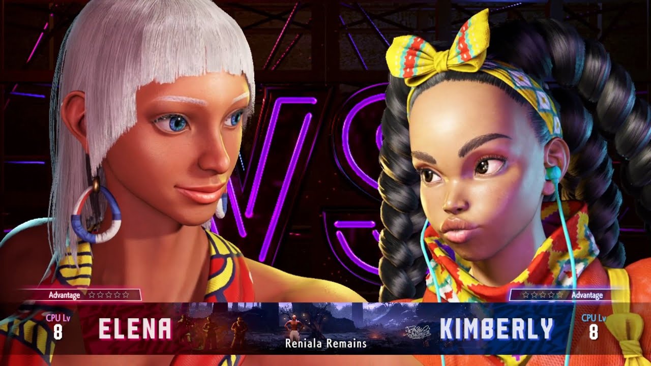 SEASON 3 Elena vs Kimberly (CPU8 vs CPU8) series 1