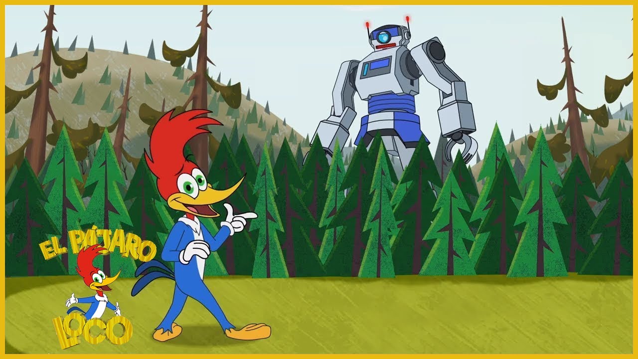 El Pájaro Loco Episodio Completo | Robot gigante | Dibujos Animados | Caricaturas