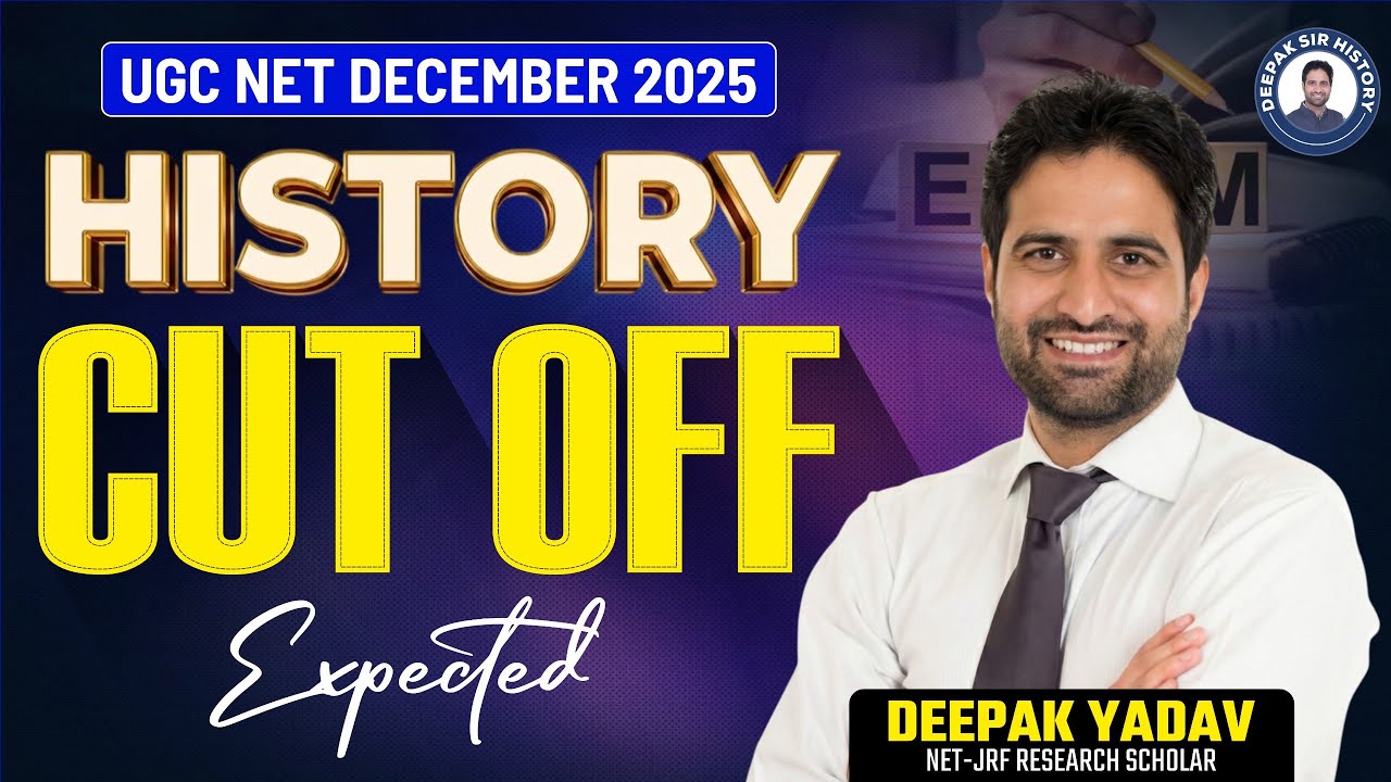 UGC NET History December 2025 Cut Off Analysis | Expected Cutoff Live Class