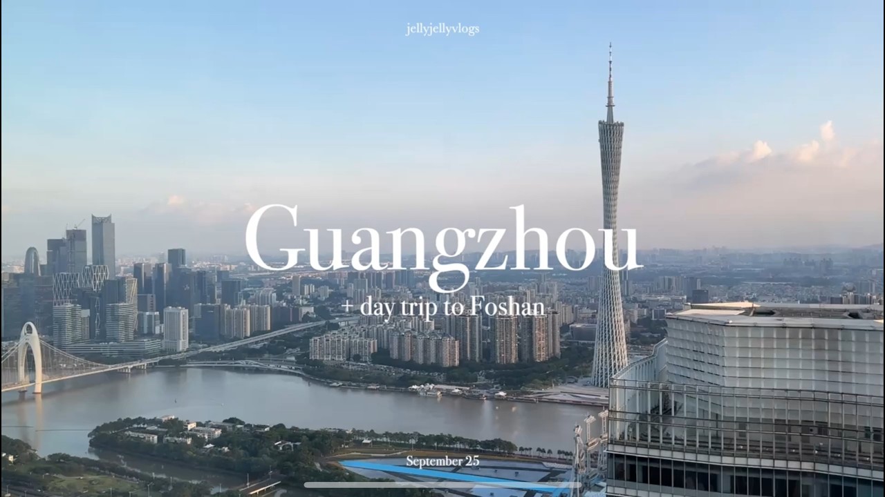 Guangzhou vlog | eating dimsum, shopping local brands, taking a day trip to Foshan
