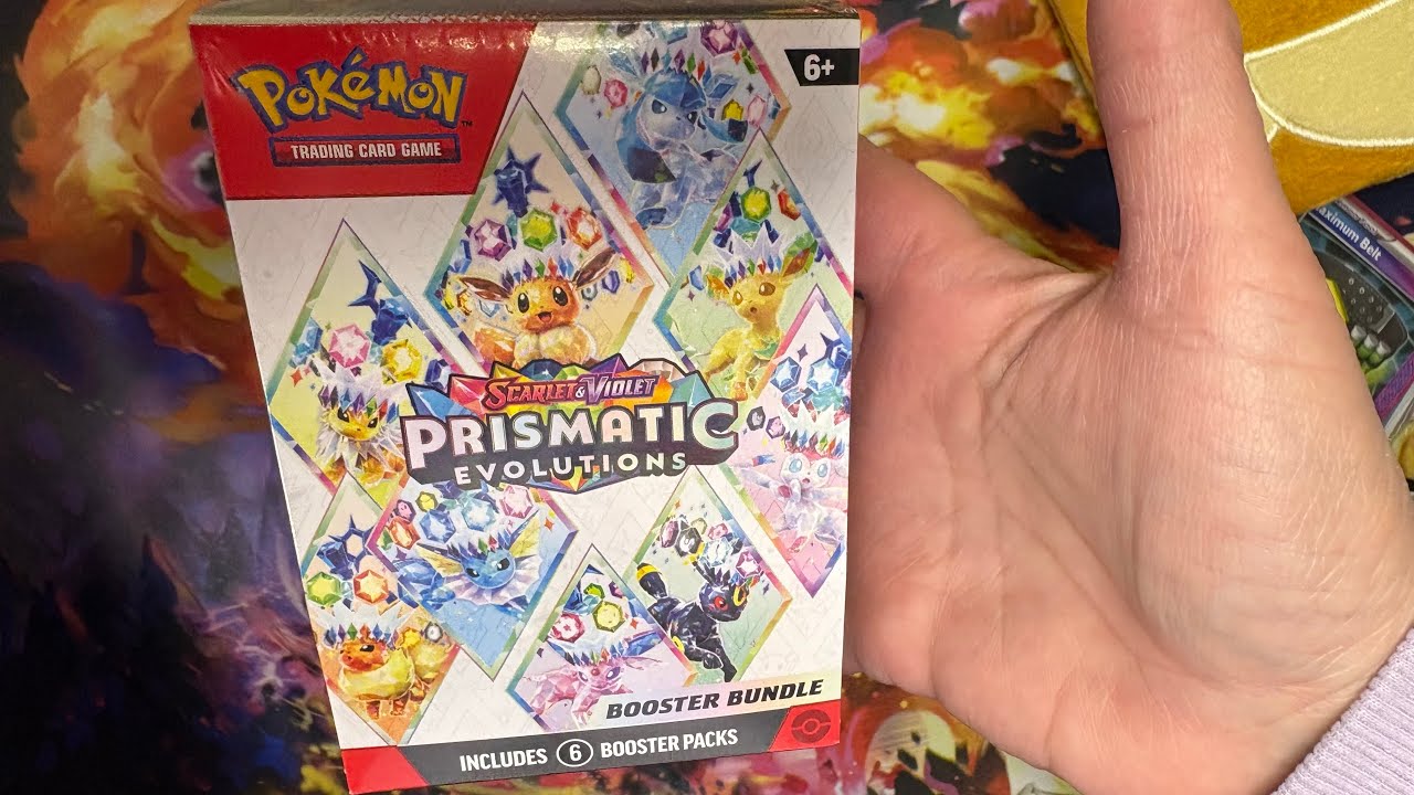 Unboxing prismatic evolutions Pokemon cards