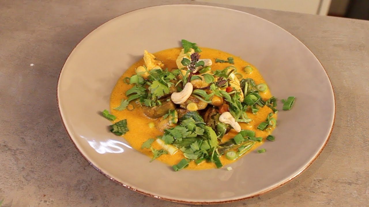 Gelbes Thai Curry mit Huhn - feinkostkugler