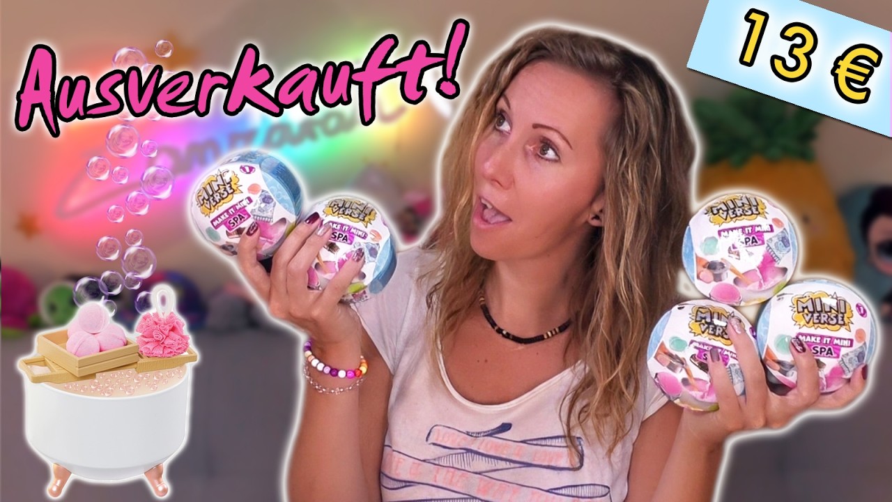 Miniverse Make it Mini Spa Serie XL 🛀 Mini Spa funktioniert wirklich! 🧼  Unboxing deutsch