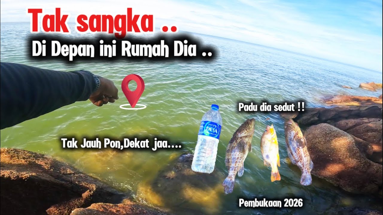 TAK SANGKA SARANG DIA DEPAN MATA JA…SEKALI DIA SEDUT UMPAN !!