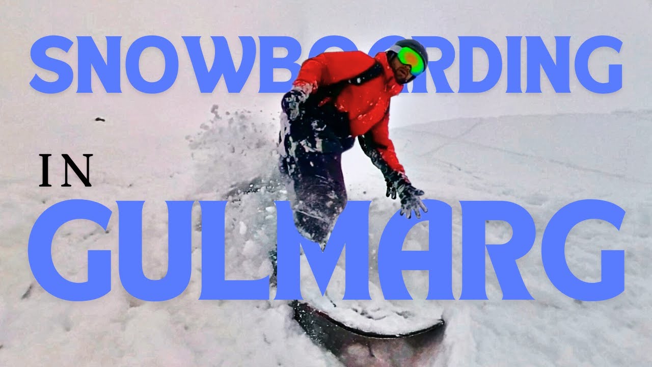 My craziest Gulmarg Phase 2 complete run on insta 360 x4 8k | Gulmarg snowboarding