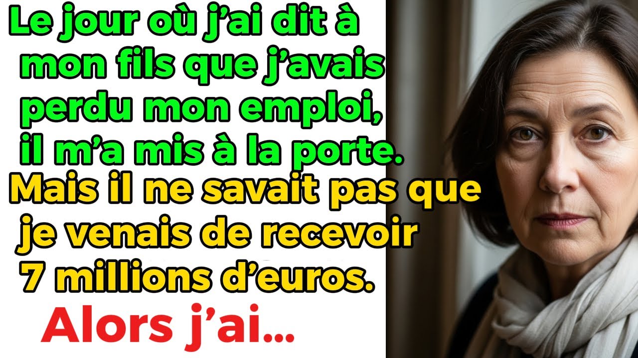 Mon fils m’a viré dès qu’il a su que j’avais perdu mon boulot, mais il n’en savait rien du tout…