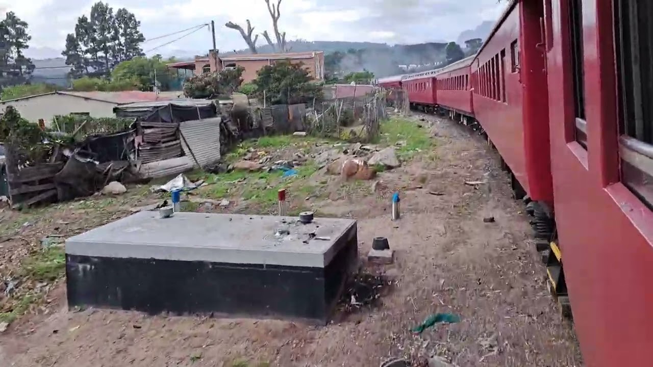 Ceres Rail train goes through Sir Lowrys Road community