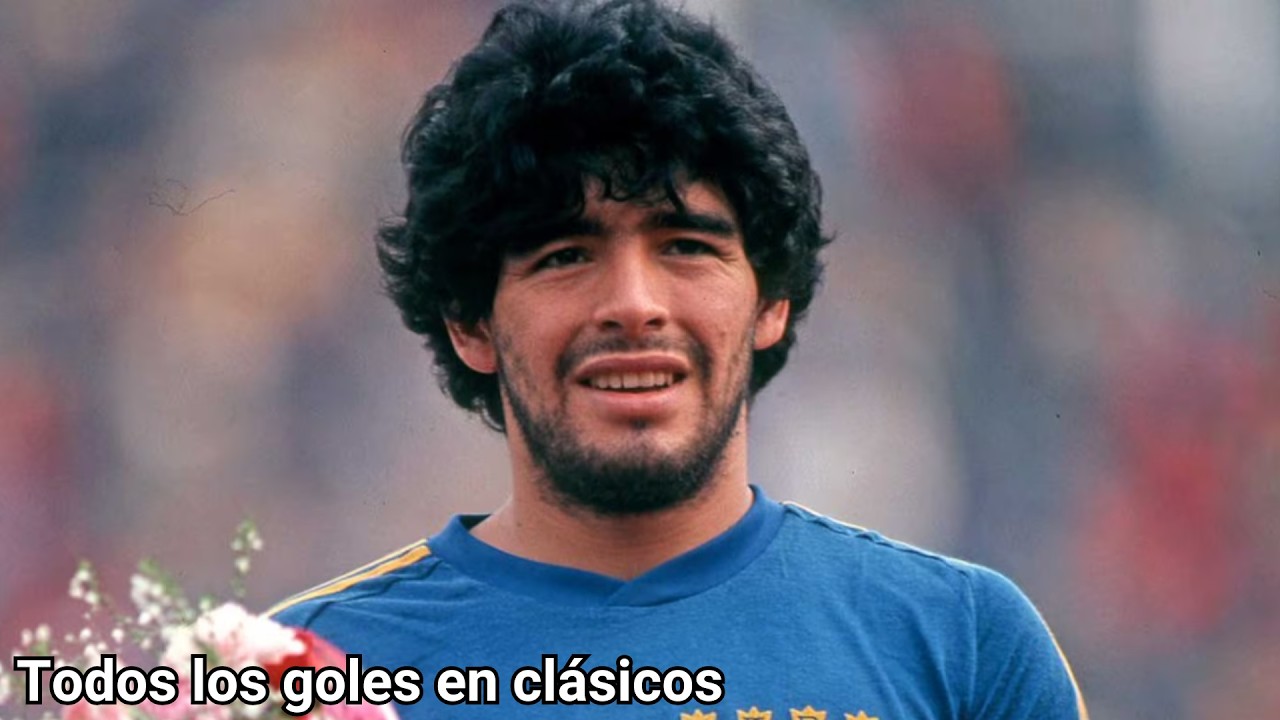 Todos los goles en clásicos de Diego Maradona en Boca | Oficiales y amistosos