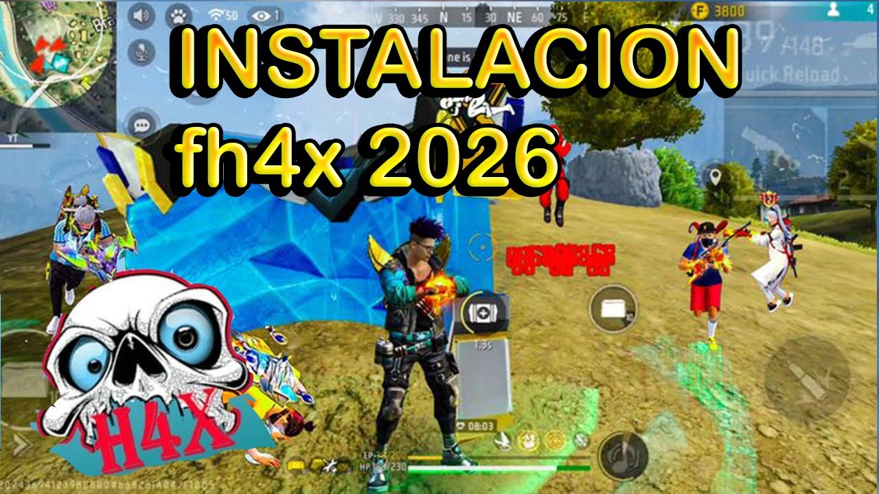Como INSTALAR el NUEVO ffh4x mod menu nada de beneo cuenta libre 2026 TUTORIAL
