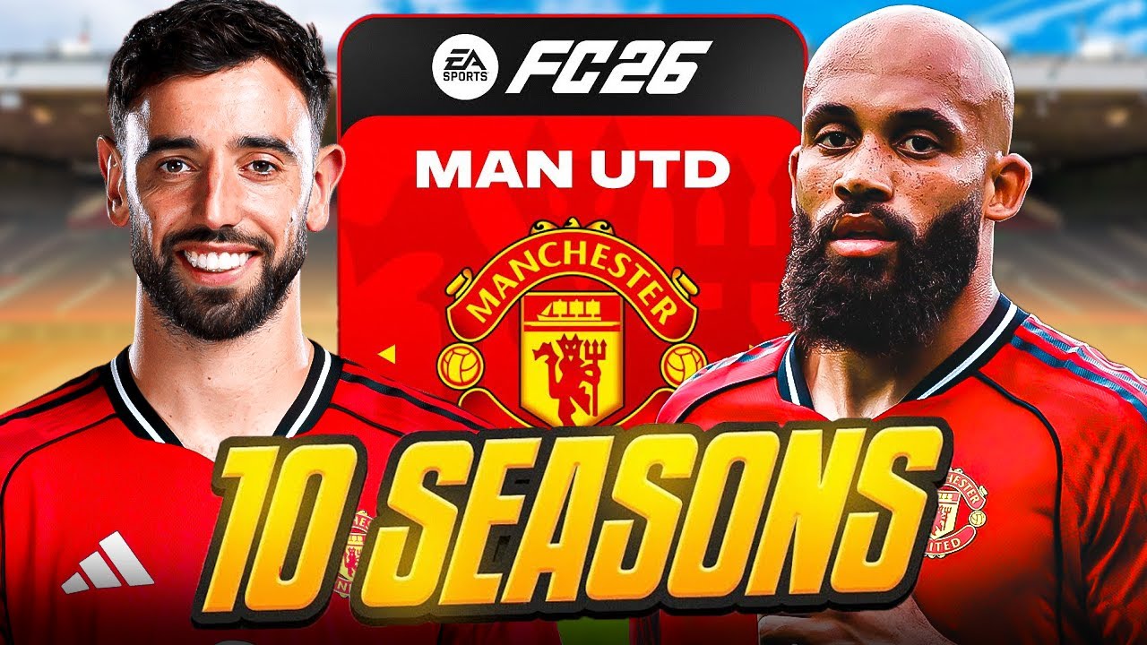 Převzal jsem Man United na 10 sezón a Vyhrál jsem Trofeje! 🏆📈