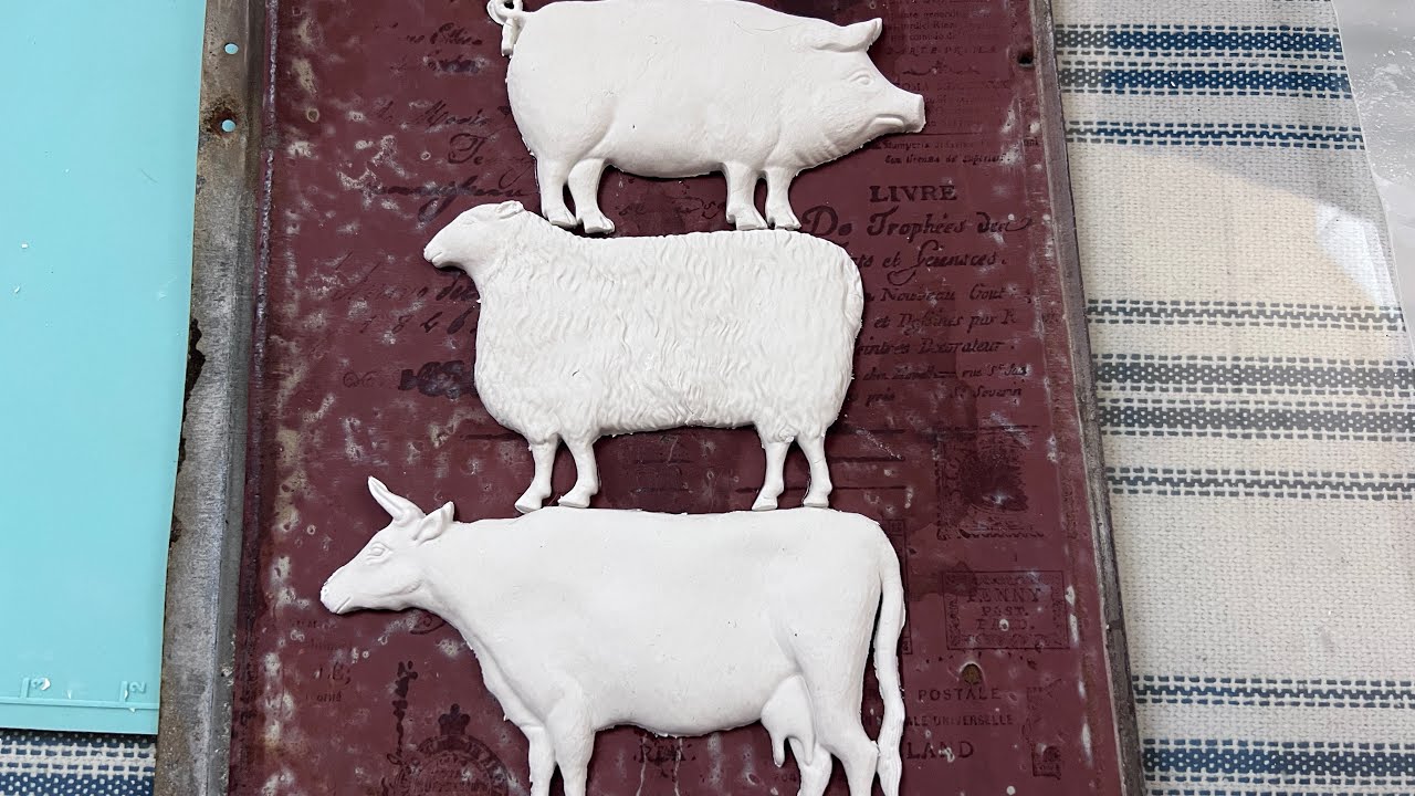 Scrappy's Rustics is live! Vintage IOD clay diy craft