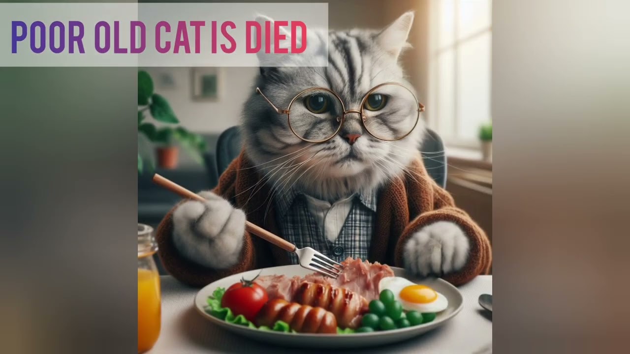 Poor Old Cat is Died