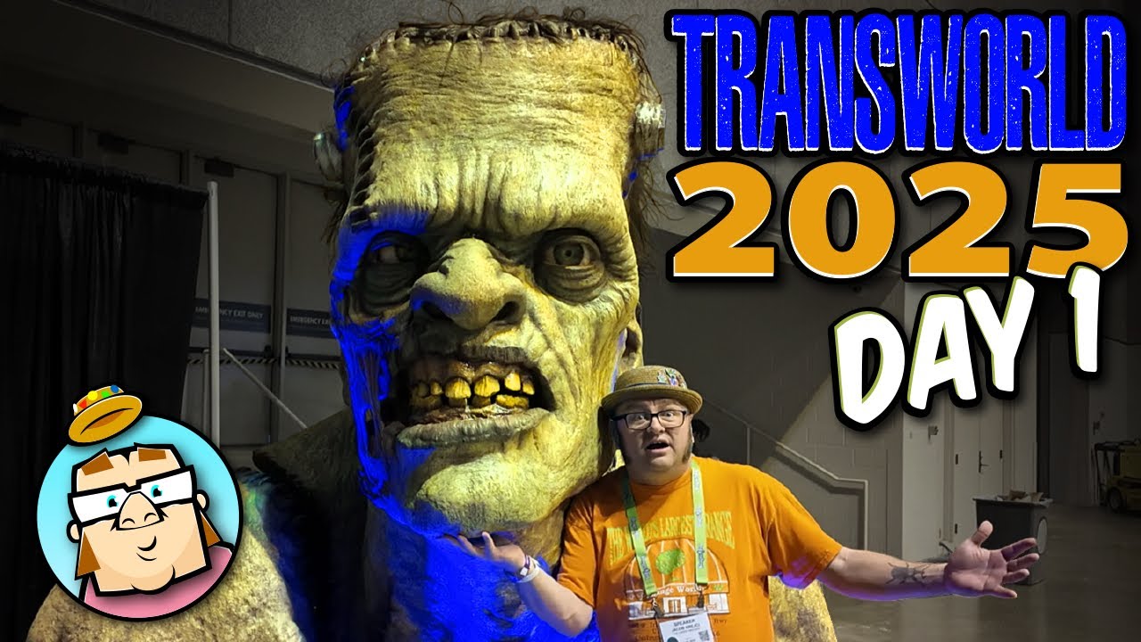 First Day of Transworld 2025 - Haunted House Trade Show - Insane New Animatronics and Much More!