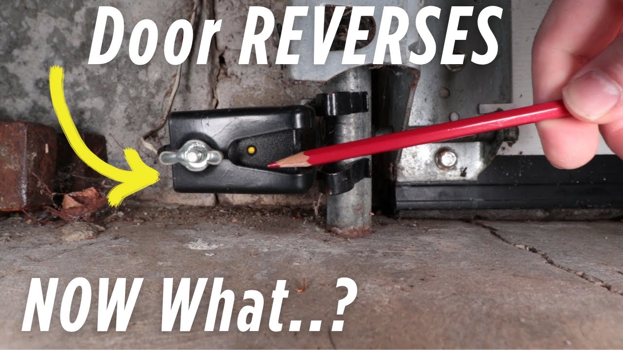 HOW to Fix Garage Door NOT Staying CLOSED (Goes Down ALL the Way & Comes Back UP) TRY THIS!