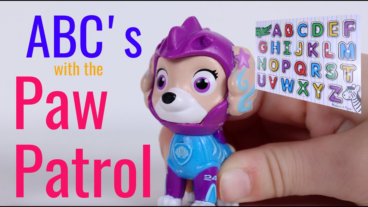 Singing the ABC Alphabet Song with the Paw Patrol!  Learning the Alphabet is Fun with Friends!